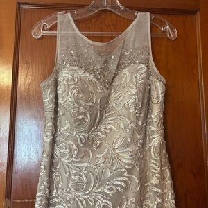 Elegant Embroidered Midi Dress